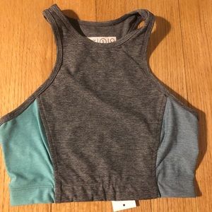 NWT Outdoor Voices Tri Color Athena Crop Size S